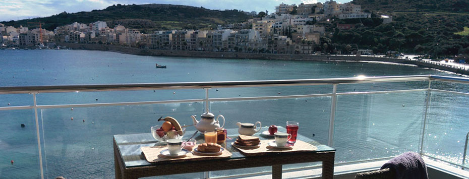 kitchen area, malta, sun, seaview, apartments